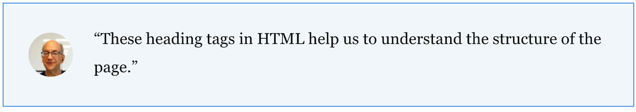 Google on headers