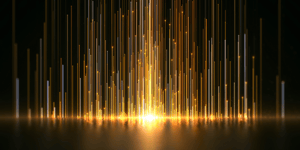 Golden background sparkles